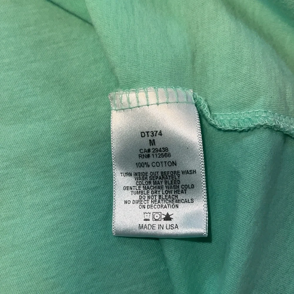 Miss Me White Mint Green Love Life Twisted Back Tank Top - Picture 11 of 11